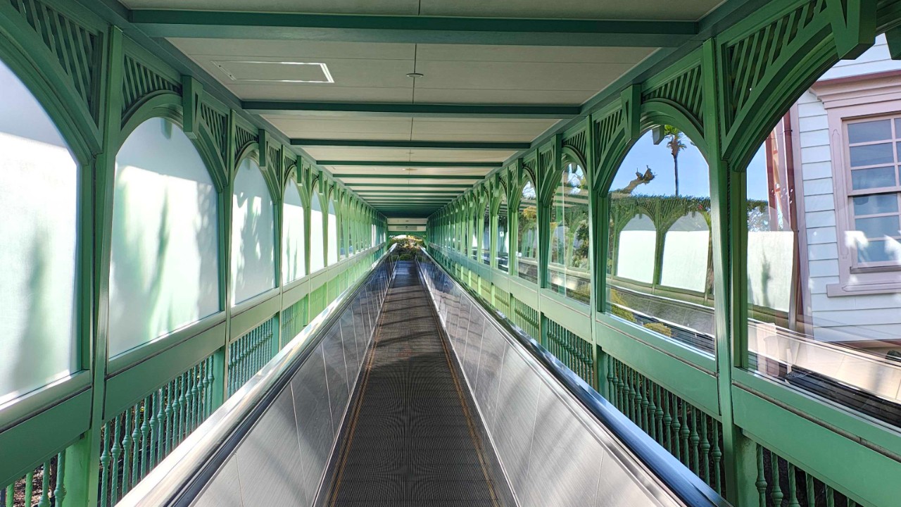 グラバー園の動く坂道の画像